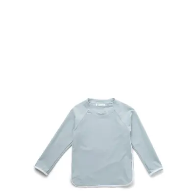 Manta Swim Tee *Villkorat Erbjudande Swimwear UV Clothing UV Tops Blå Liewood