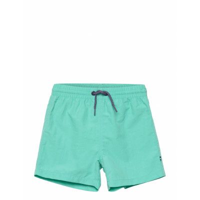 Cord Plain Swimming Trunks Badshorts Blue Mango
