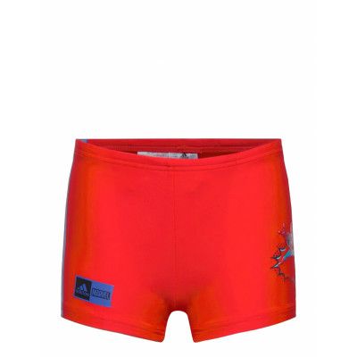 Marvel Superhero Swim Briefs Badshorts Röd Adidas Performance