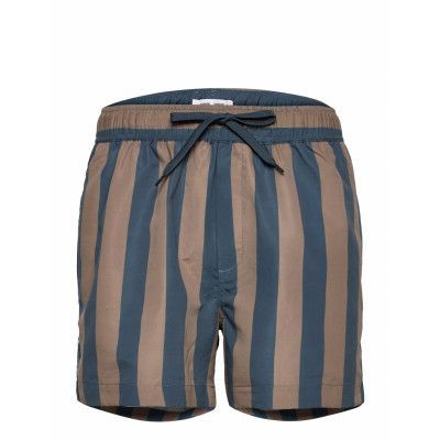 Mason Swim Shorts Aop 13082 Badshorts Blå Samsøe Samsøe