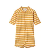 Liewood Max Stripe Shortsleeve Swim Jumpsuit Gul