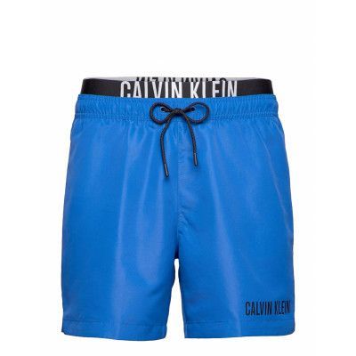 Medium Double Wb Badshorts Blå Calvin Klein
