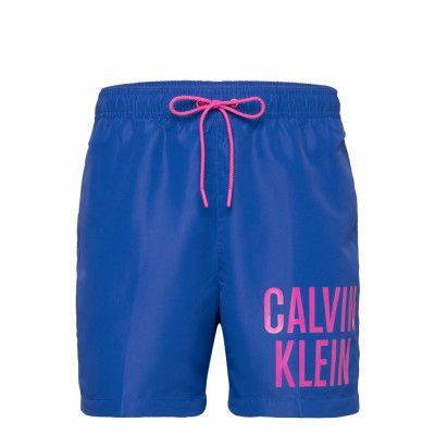 Medium Drawstring Badshorts Blå Calvin Klein