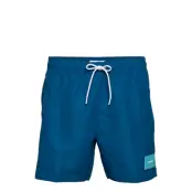 Medium Drawstring Badshorts Blå Calvin Klein