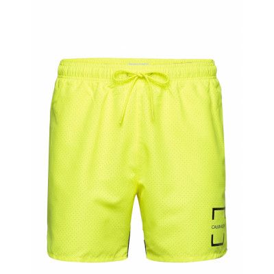Medium Drawstring Badshorts Grön Calvin Klein