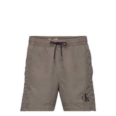 Medium Drawstring Badshorts Grön Calvin Klein