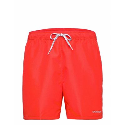 Medium Drawstring Badshorts Röd Calvin Klein