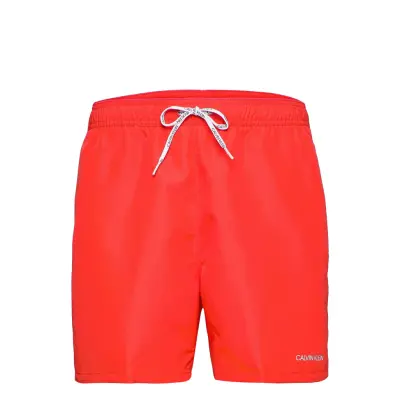 Medium Drawstring Badshorts Röd Calvin Klein
