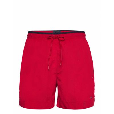 Medium Drawstring Badshorts Röd Tommy Hilfiger