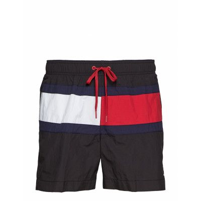 Medium Drawstring Badshorts Svart Tommy Hilfiger
