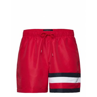 Medium Drawstring Flag Badshorts Red Tommy Hilfiger