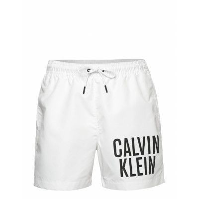 Medium Drawstring-Nos Badshorts Vit Calvin Klein