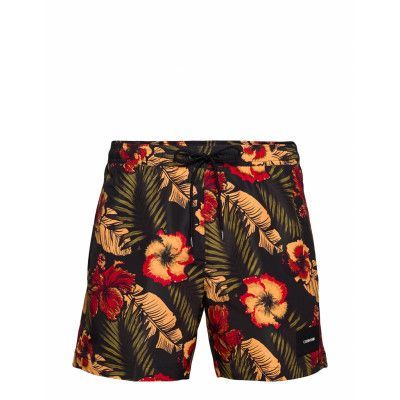 Medium Drawstring-Print Badshorts Multi/mönstrad Calvin Klein