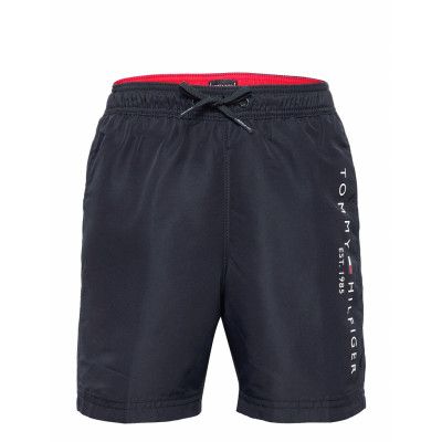 Medium Drawstring Badshorts Blå Tommy Hilfiger
