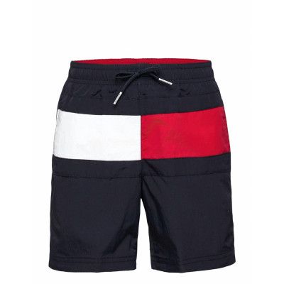 Medium Drawstring Badshorts Blå Tommy Hilfiger