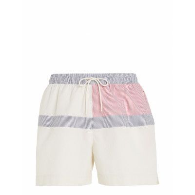 Tommy Hilfiger Medium Drawstring Stripe Vit