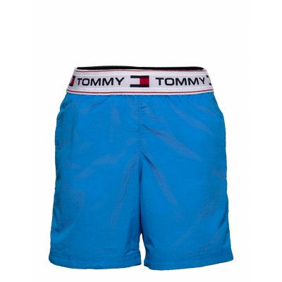Medium Drawstring Badshorts Blå Tommy Hilfiger