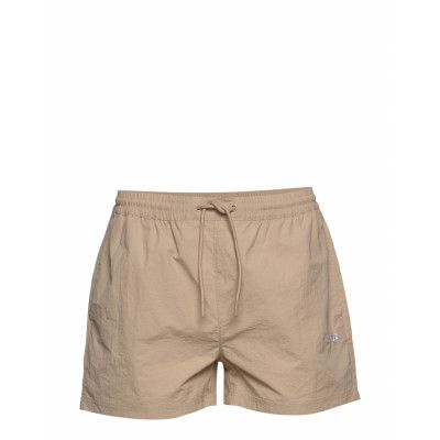 Men Manolo Woven Shorts Badshorts Beige FILA