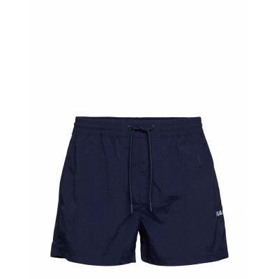 Men Manolo Woven Shorts Badshorts Blå FILA