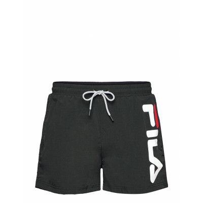 Men Michi Beach Shorts Badshorts Svart FILA