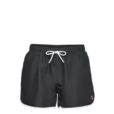 Men Sato Swim Shorts Badshorts Svart FILA