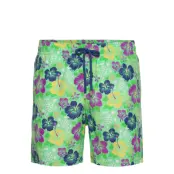 Men Swimwear Tropical Turtles Badshorts Grön Vilebrequin
