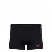 Speedo Mens Hyperboom Panel Aquashort Svart