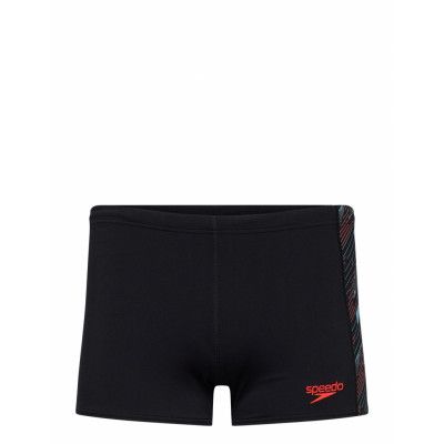 Speedo Mens Hyperboom Panel Aquashort Svart
