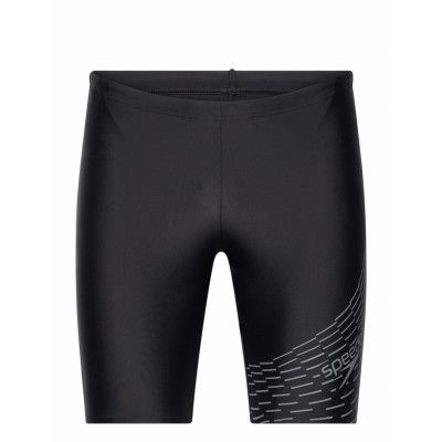 Mens Medley Logo Jammer *Villkorat Erbjudande Swimwear Briefs & Speedos Svart Speedo