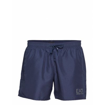 Mens Woven Boxer Badshorts Blå EA7