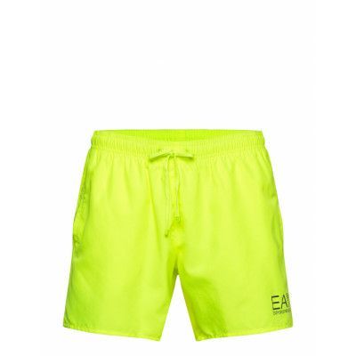 Mens Woven Boxer Badshorts Grön EA7
