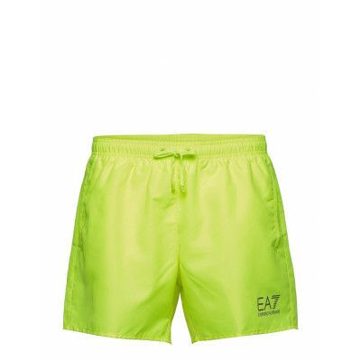 Mens Woven Boxer Badshorts Grön EA7