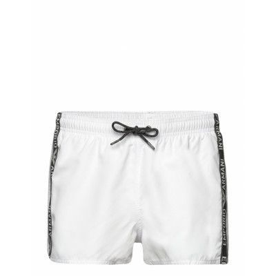 Mens Woven Shorts Badshorts White Emporio Armani