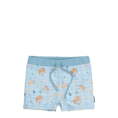 Mikk-line Swim Pant Uv Aop Recycled Blå