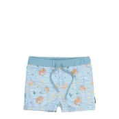 mikk-line Swim Pant Uv Aop - Blue - 134/140CM