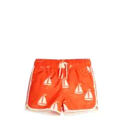 Mini Rodini Sailing Boats Aop Swim Shorts Orange