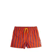 Mini Rodini Vertical Stripe Aop Swim Shorts Röd