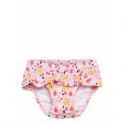 Mini Trunks Aop Swimwear Nappie Briefs Rosa Color Kids