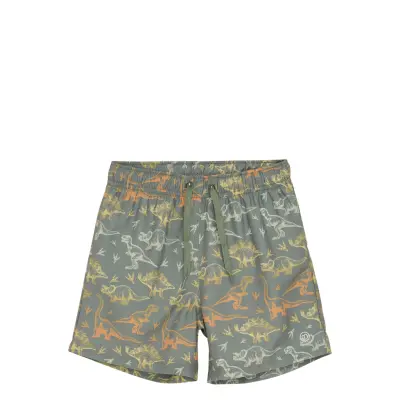 Minymo Swim Shorts Aop Grön