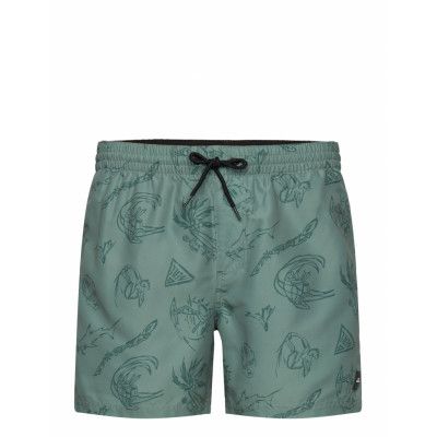O'neill Mix & Match Cali Print 15'' Swim Shorts Grön