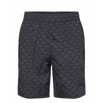 Monogram Short Badshorts Svart *Villkorat Erbjudande Adidas Performance
