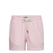 Morris Morris Seersucker Bathing Trunks Rosa
