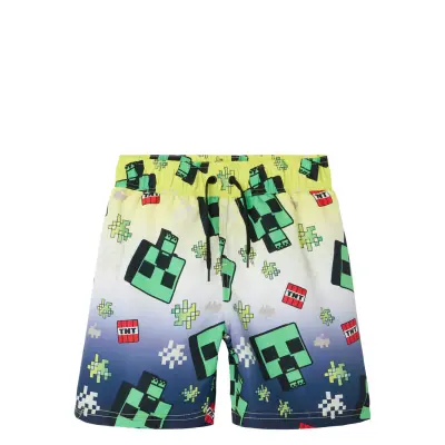 Name It Nkmmyx Minecraft Swimshorts Bfu Gul