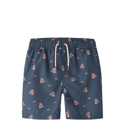 name it Nkmzaddi Swim Shorts Box - Navy - 122