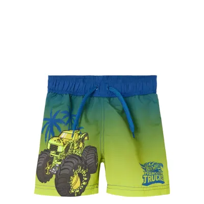 Name It Nmmmuz Hotwheels Long Swimshorts Sky Blå