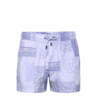 Nikben Nb La Brea Swimtrunks Blue-Grey Blå