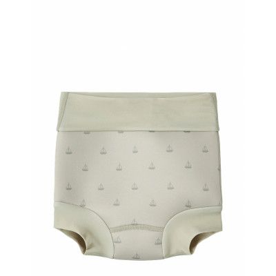 Nbmfero Swim Brief W Shield Lil Bottoms Shorts Green Lil'Atelier