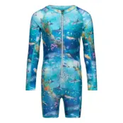 Neka Ls Swimwear Uv Clothing Uv Suits Blue Molo