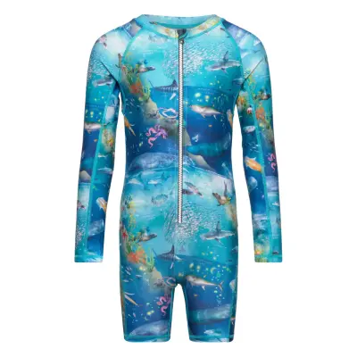 Neka Ls Swimwear Uv Clothing Uv Suits Blue Molo