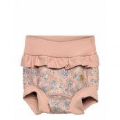 Neoprene Swim Pants Ruffle Badshorts Rosa Wheat